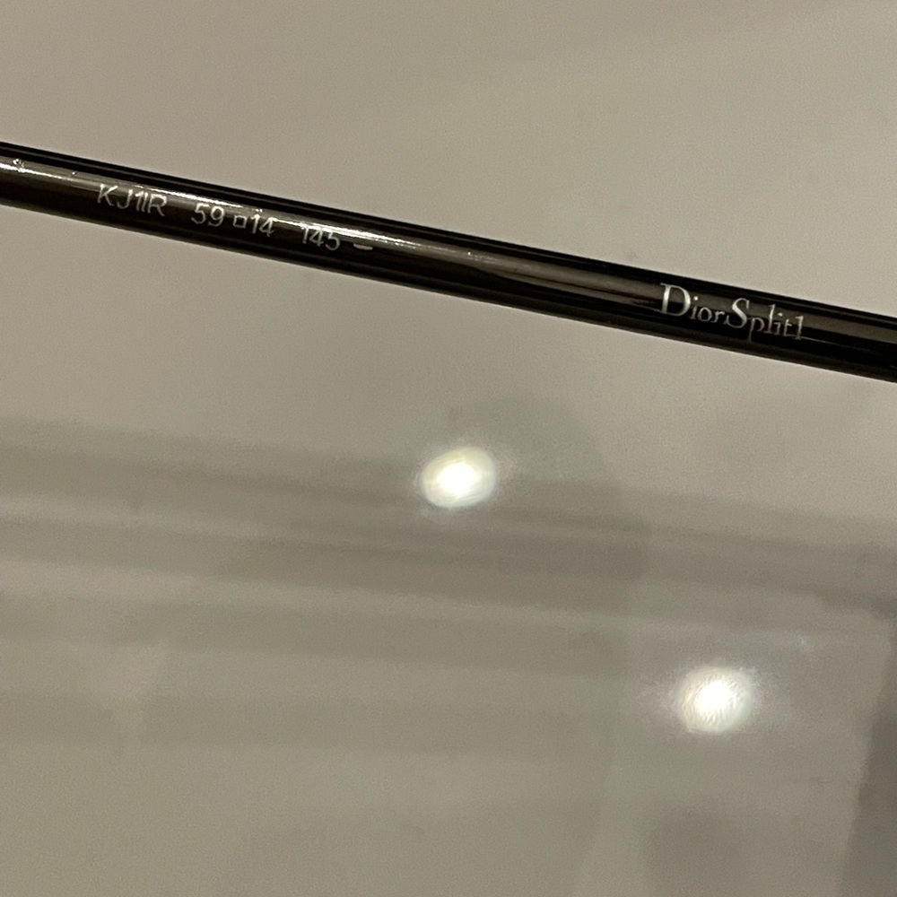 Christian Dior Spilt Aviator Sunglasses - Picture 5 of 6